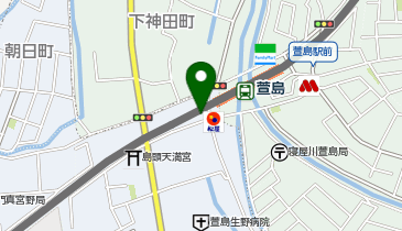 てこや 萱島駅前店の地図画像