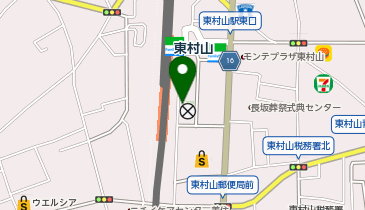 銀座屋 東村山駅東口店の地図画像