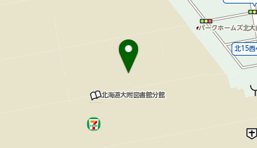 北海道大学保健センターの地図画像