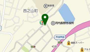 鶏笑 河内長野市役所前店の地図画像