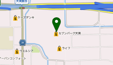 保険見直し本舗 セブンパーク天美店の地図画像