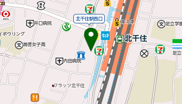 もてなしや 北千住本店の地図画像