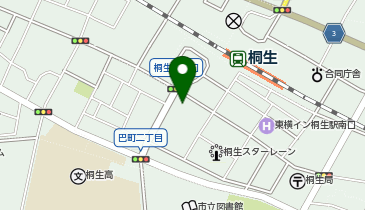 おいけ接骨院 桐生院の地図画像