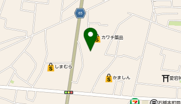 石橋公民館の地図画像