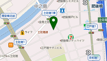 ペペロンチーノ専門店ぺろん 肥後橋店の地図画像