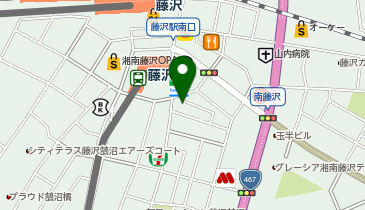 21時にアイス 湘南藤沢店の地図画像