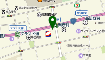 21時にアイス 高知県庁前店の地図画像