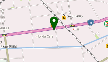 丸源ラーメン 多賀城店の地図画像