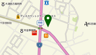 丸源ラーメン 彦根店の地図画像