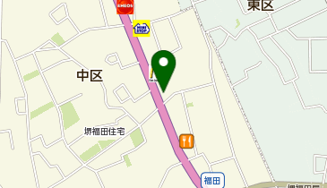 丸源ラーメン 堺福田店の地図画像