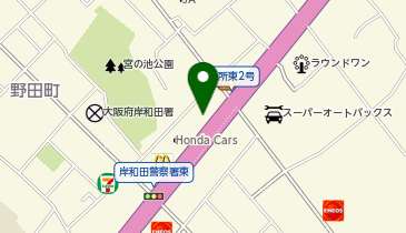 丸源ラーメン 岸和田八阪店の地図画像