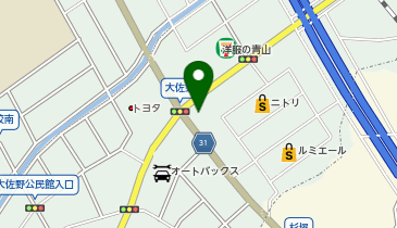 丸源ラーメン 太宰府大佐野店の地図画像