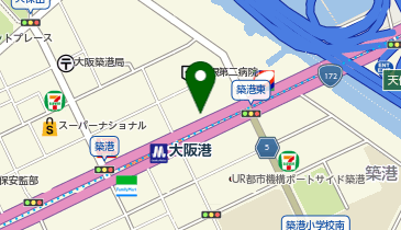 アリビオ大阪港の地図画像