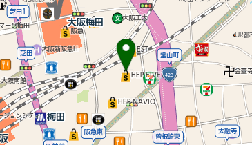 aiicosme(アイコスメ) HEP FIVE店の地図画像
