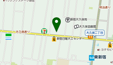 My fave Cafe/CREABASE(マイ フェイブ カフェ クレアベース) 新大久保店の地図画像