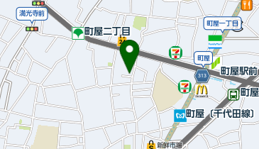 そば 町屋 はせ川の地図画像