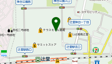 フレッシュダイトー テラスモール湘南店の地図画像