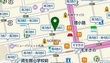 SHOGUN BURGER(ショウグン バーガー) SUSUKINO店の地図画像