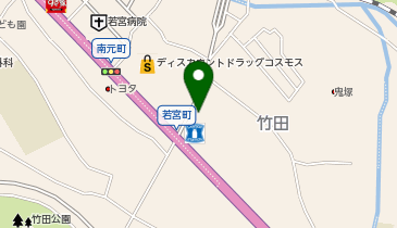 コインランドリーグリーン 日田若宮店の地図画像