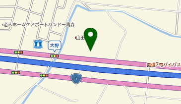 株式会社オー・ティー・ビー 青森車庫の地図画像