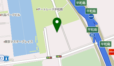 天然温泉 平和島の地図画像