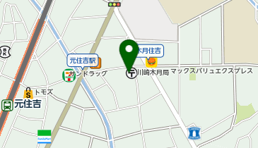 鍼灸接骨院 木月の地図画像