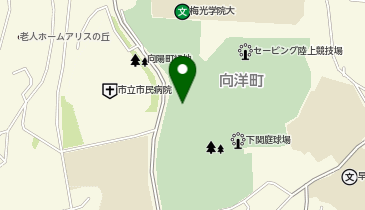 J:COMアリーナ下関(下関市総合体育館)の地図画像