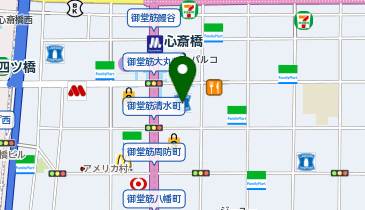 叙々苑 大丸心斎橋弁当専門店の地図画像