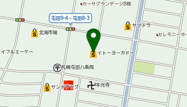 CiiNA CiiNA屯田(シーナシーナ屯田)の地図画像