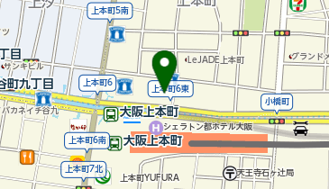 Club Pilates(クラブ ピラティス) 大阪上本町の地図画像