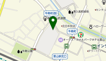 もつ煮込うどん まん天の地図画像