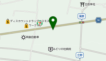 ブルースカイランドリー ダイナム福岡八女店の地図画像