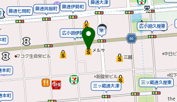 J-Bag(バッグ) メルサ栄本店の地図画像
