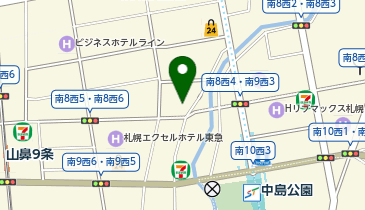 SUSUKINO 810(ススキノ エイトワンオー)の地図画像