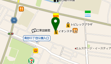 サンクチュアリゴルフ イオン南砂店の地図画像