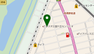 油そば 松風 三国ヶ丘店の地図画像