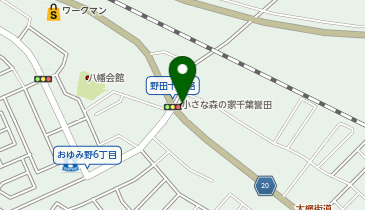 小さな森の家 千葉誉田の地図画像