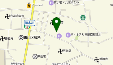 清水寺着物レンタル 和楽の地図画像