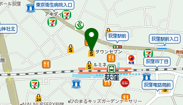 澤光青果 荻窪タウンセブン店の地図画像