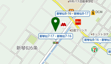 O-STYLE plus+(スタイル プラス) 札幌新琴似の地図画像
