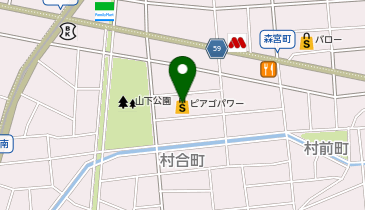 CLEANING Shop(クリーニング ショップ) 太陽舎 ピアゴパワー西城店の地図画像