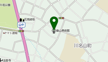 桑山美術館の地図画像