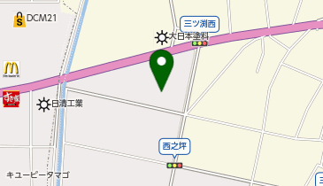 株式会社メイコン 輸送センターの地図画像