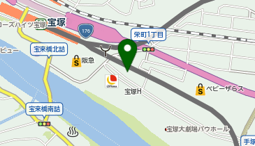 Cafe&Bistro FOR YU(カフェアンドビストロ フォー ユー) 宝塚店の地図画像