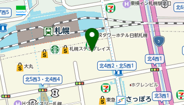HIGHTIDE STORE SAPPORO(ハイタイド ストア サッポロ)の地図画像