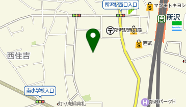 薄皮たい焼きくりこ庵 所沢西口店の地図画像