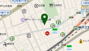 タイ古式マッサージ ASHIYA(アシヤ)バンクンメイ三宮店の地図画像