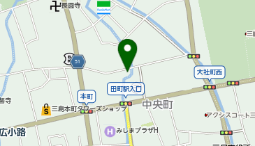 讃岐うどん まるかつの地図画像