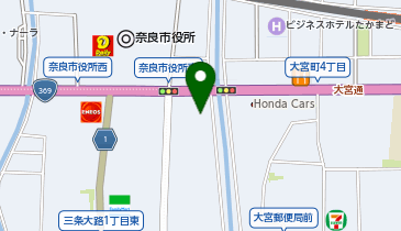 ノボテル奈良の地図画像