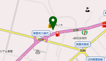 ランドリーひまわりの地図画像